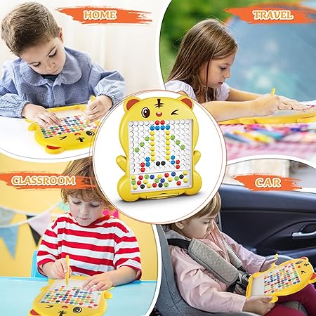 Magnetic Drawing Board – Dot-to-Dot Learning & Creative Activity Board for Kids