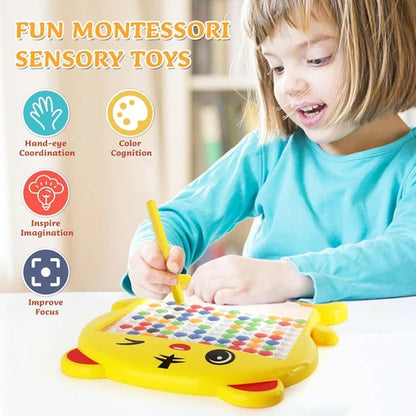 Magnetic Drawing Board – Dot-to-Dot Learning & Creative Activity Board for Kids